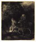 Rembrandt Harmensz. van Rijn The Flight into Egypt  - Hermitage
